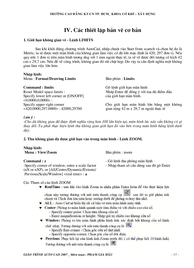 image for page Giáo trình autocad 2007 và toàn bộ lệnh tắt autocad