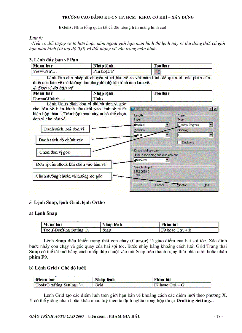 image for page Giáo trình autocad 2007 và toàn bộ lệnh tắt autocad