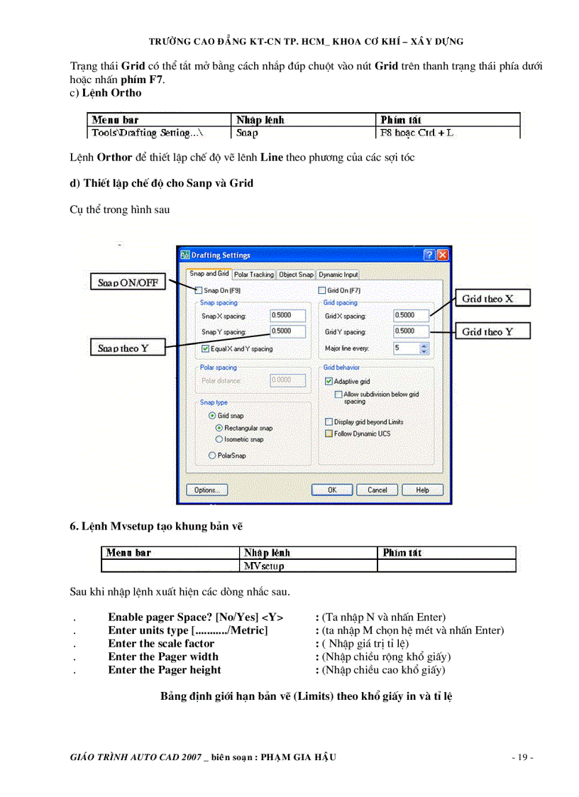 image for page Giáo trình autocad 2007 và toàn bộ lệnh tắt autocad