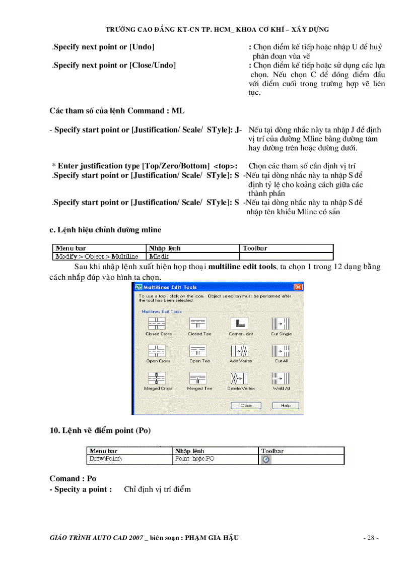 image for page Giáo trình autocad 2007 và toàn bộ lệnh tắt autocad