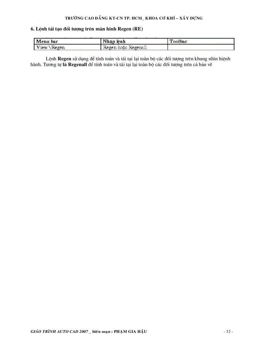 image for page Giáo trình autocad 2007 và toàn bộ lệnh tắt autocad