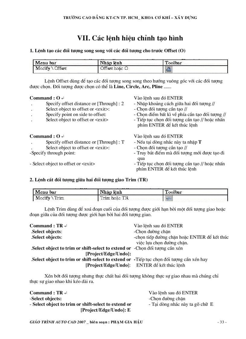 image for page Giáo trình autocad 2007 và toàn bộ lệnh tắt autocad