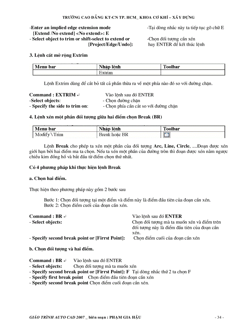 image for page Giáo trình autocad 2007 và toàn bộ lệnh tắt autocad