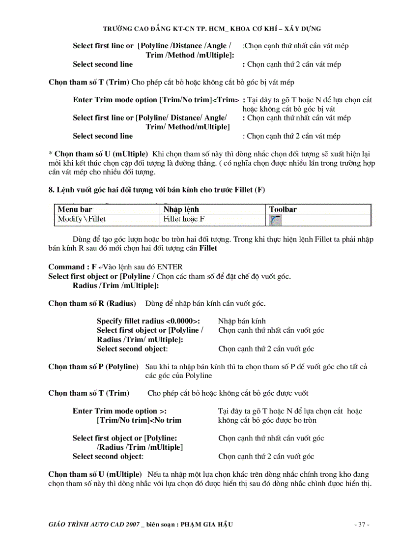 image for page Giáo trình autocad 2007 và toàn bộ lệnh tắt autocad