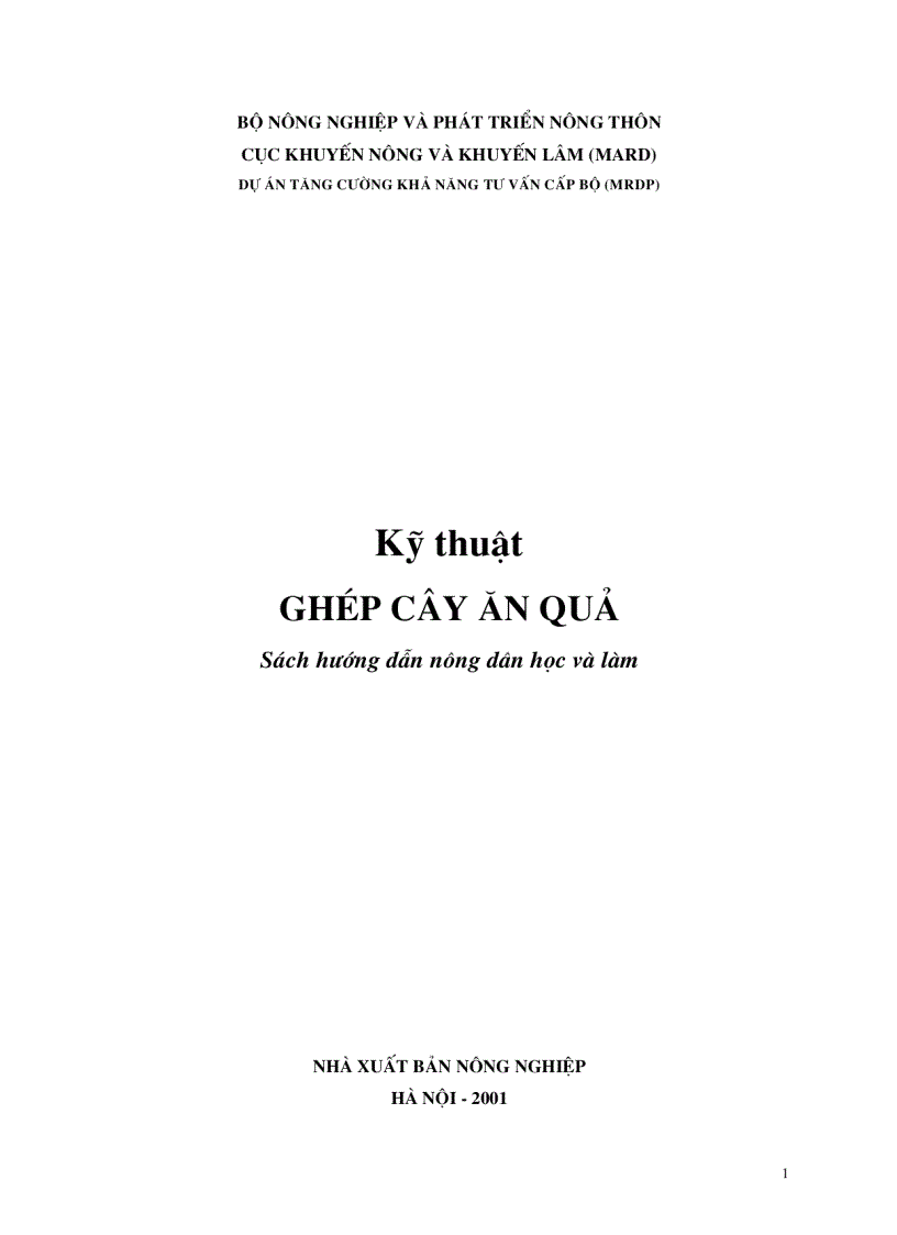 image for page Kỹ thuật ghép cây ăn quả