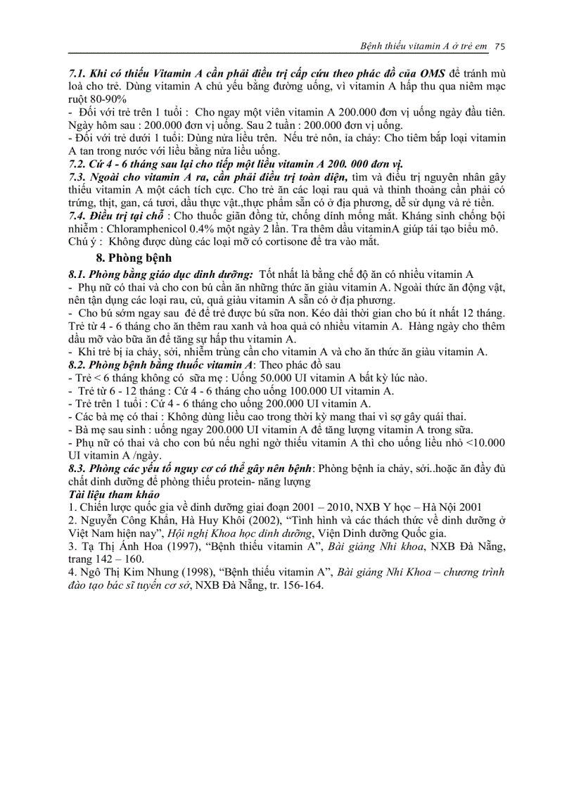 image for page Thiếu vitamin A