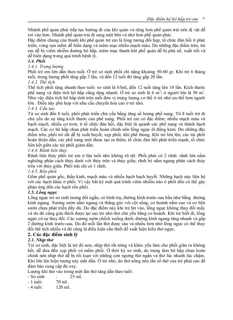 image for page Hệ hô hấp trẻ em