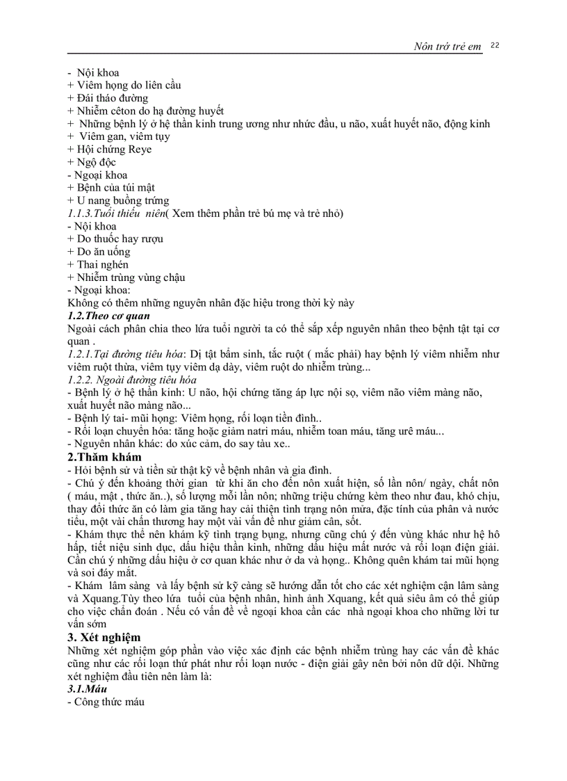 image for page Hội chứng nôn trớ