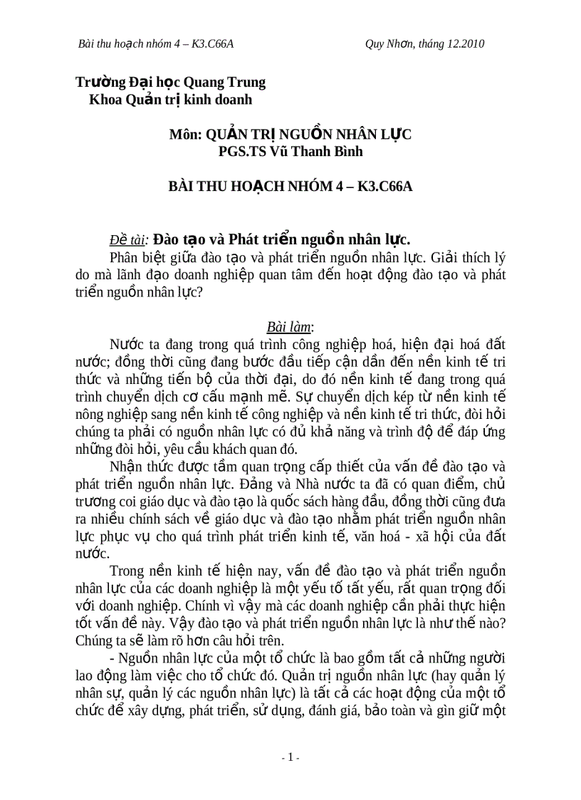 image for page So sánh giữa đào tạo và phát triển nguồn nhân lực trong doanh nghiệp vừa và nhỏ tại việt nam