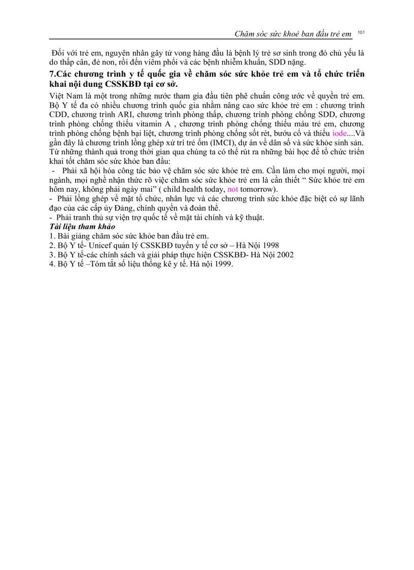 image for page Chăm sóc sức khỏe ban đầu cho trẻ