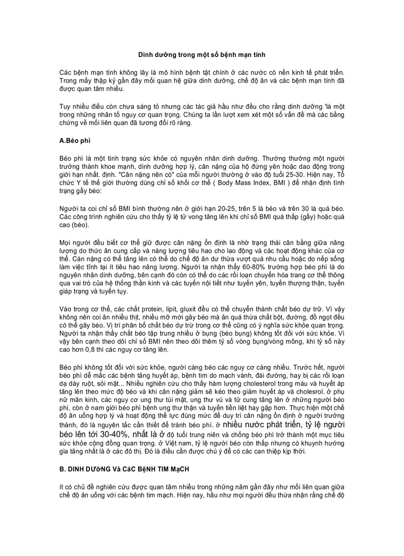 image for page Một số bệnh mãn tính