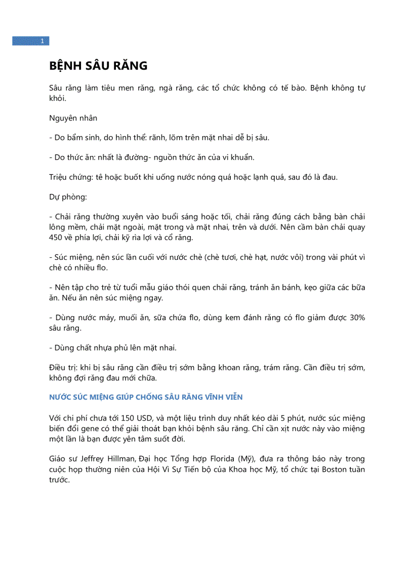 image for page Tài liệu tổng quan bệnh về răng