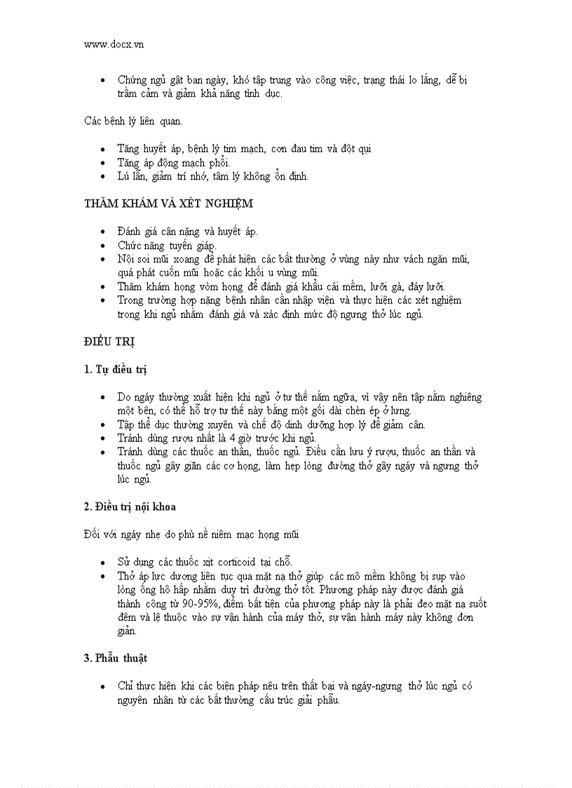 image for page Bệnh học ngáy và hội chứng ngừng thở