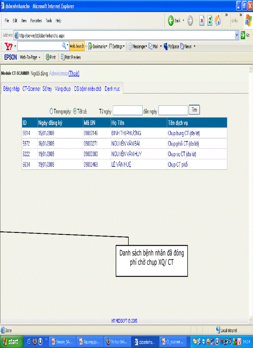 image for page Hướng dẫn sử dụng phần mềm y học