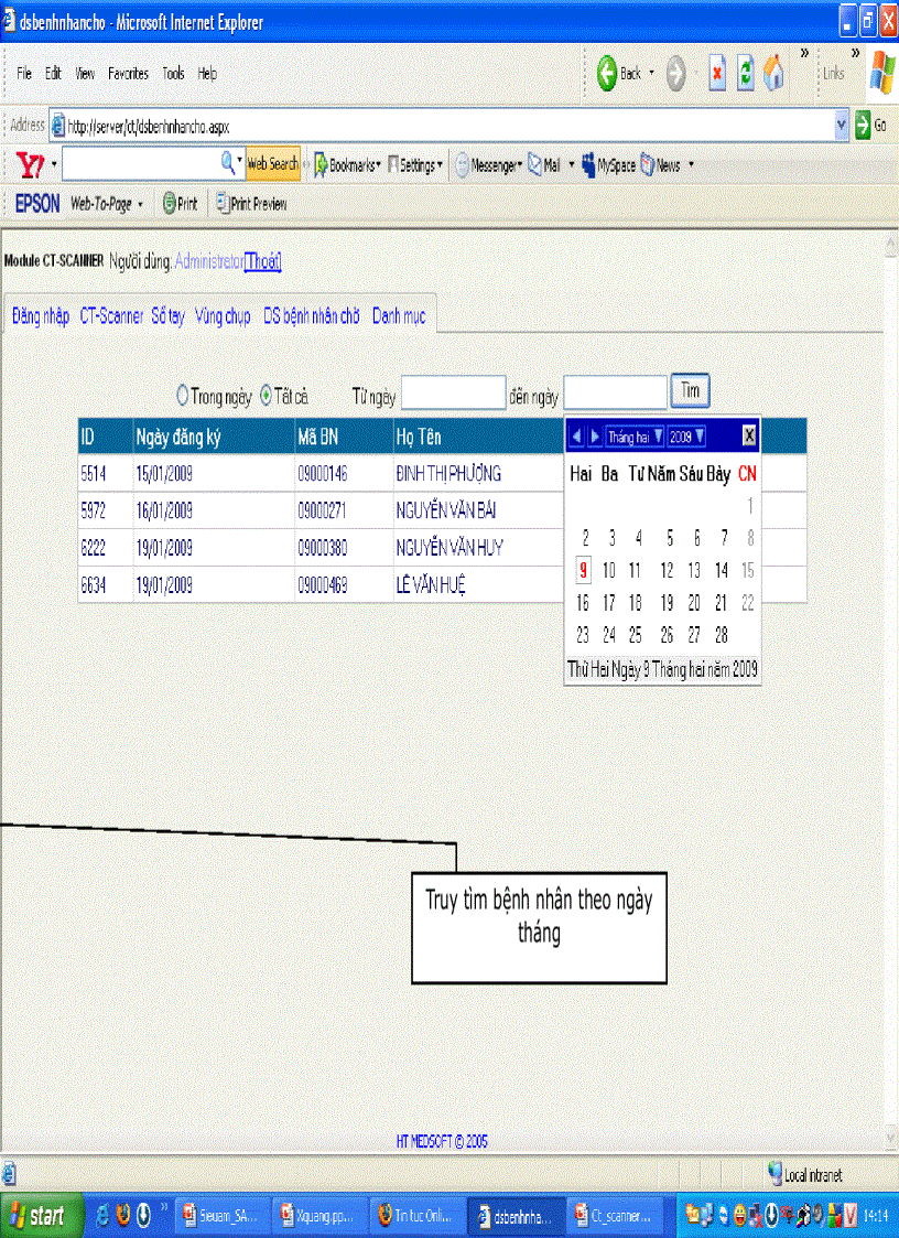 image for page Hướng dẫn sử dụng phần mềm y học