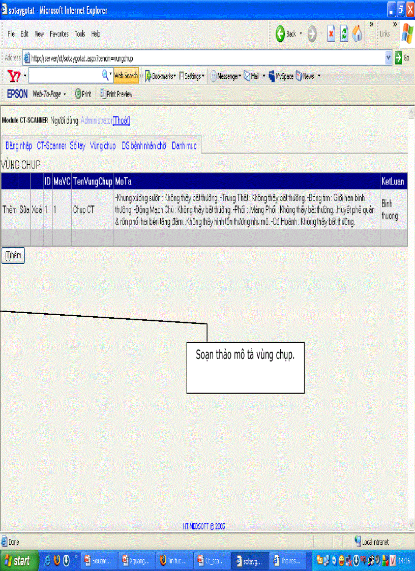 image for page Hướng dẫn sử dụng phần mềm y học
