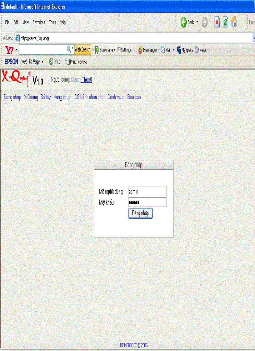 image for page Hướng dẫn sử dụng phần mềm y học