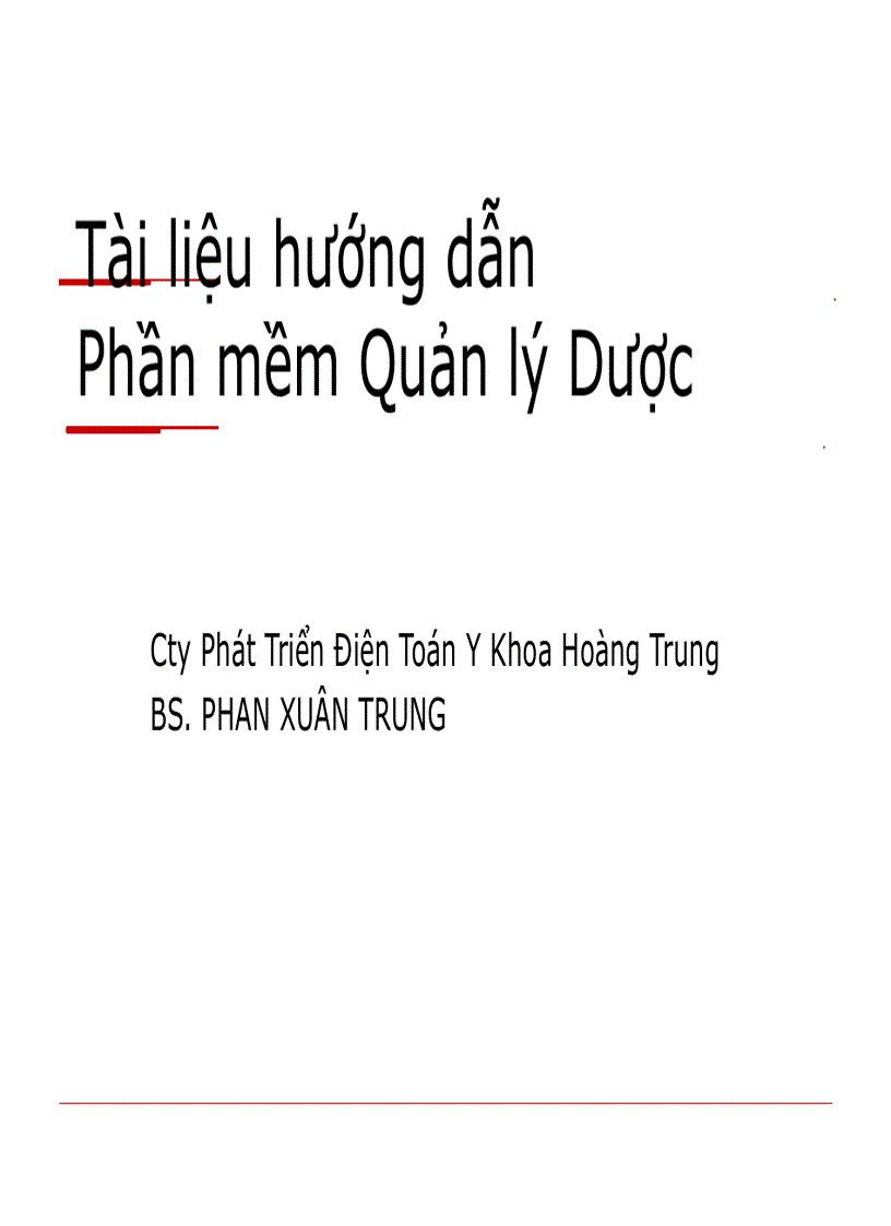 image for page Hướng dẫn sử dụng phần mềm y học
