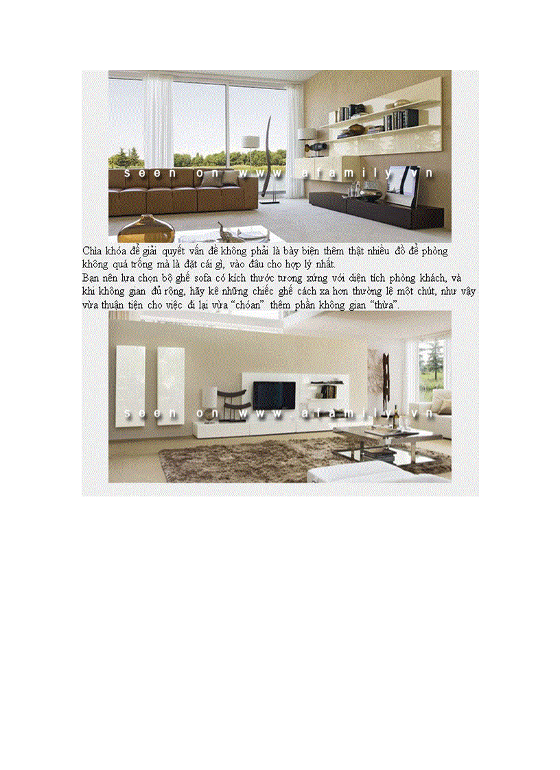 image for page Sắp đặt cho phòng khách quá rộng