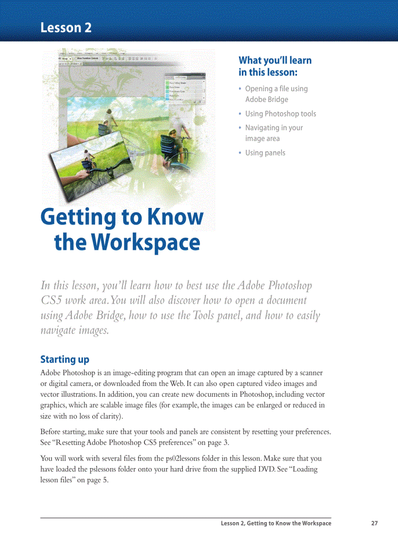 image for page Using panels