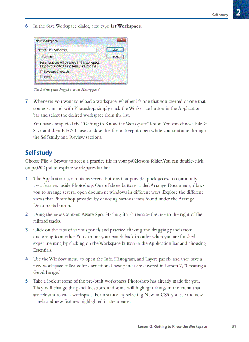image for page Opening a fi le from Adobe Bridge