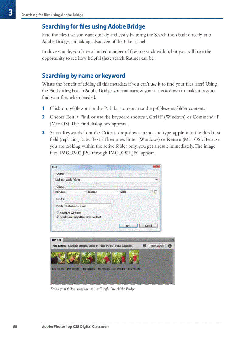 image for page Opening a fi le from Adobe Bridge