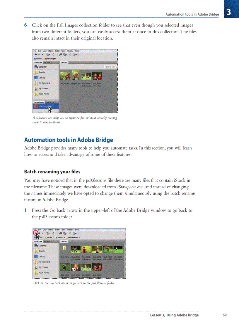 image for page Opening a fi le from Adobe Bridge