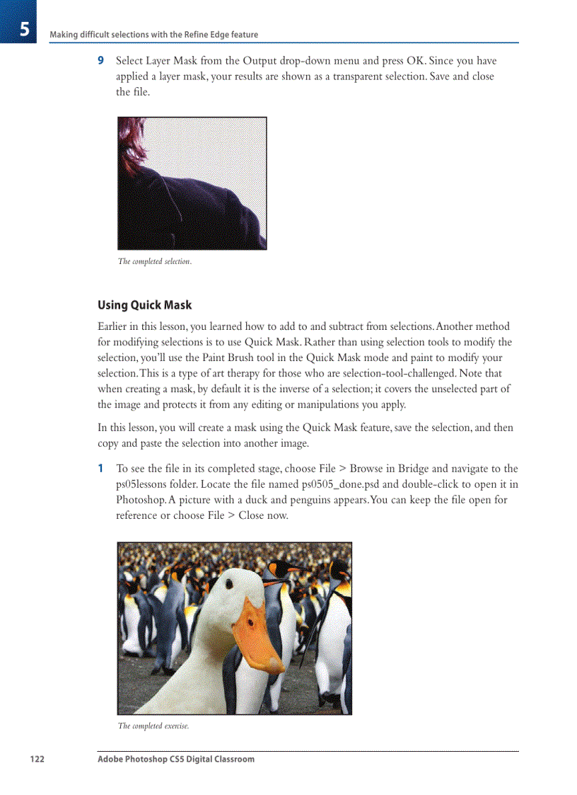 image for page Copying and pasting a selection