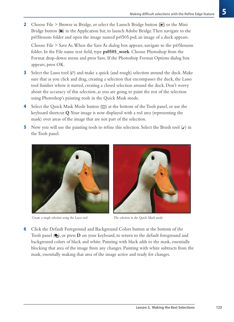 image for page Copying and pasting a selection