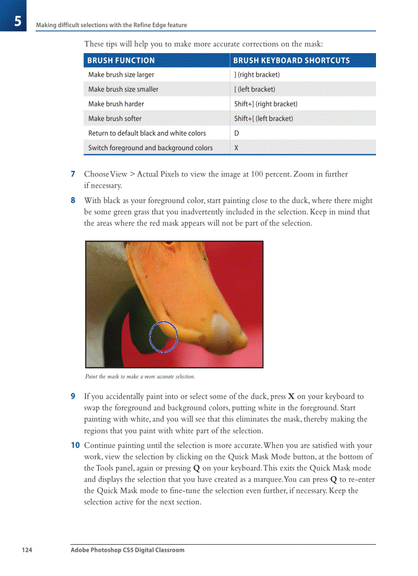 image for page Copying and pasting a selection
