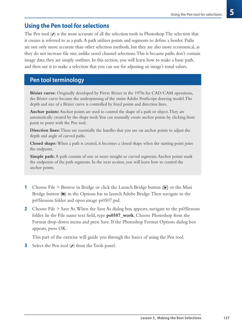image for page Copying and pasting a selection