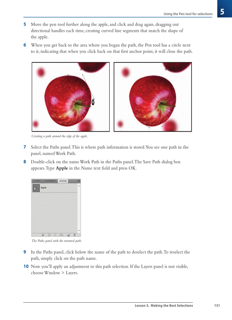 image for page Copying and pasting a selection