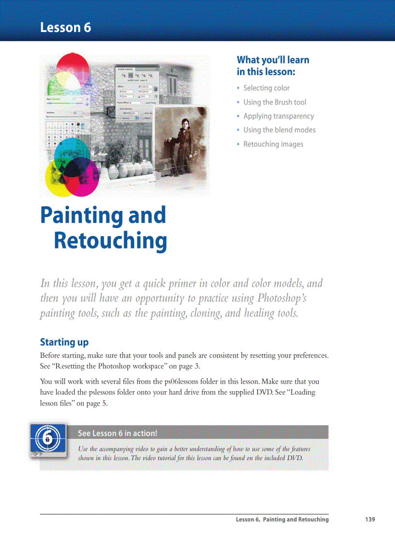 image for page Copying and pasting a selection