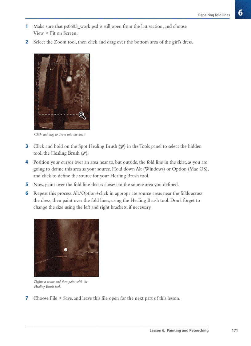 image for page Using the Clone Stamp tool