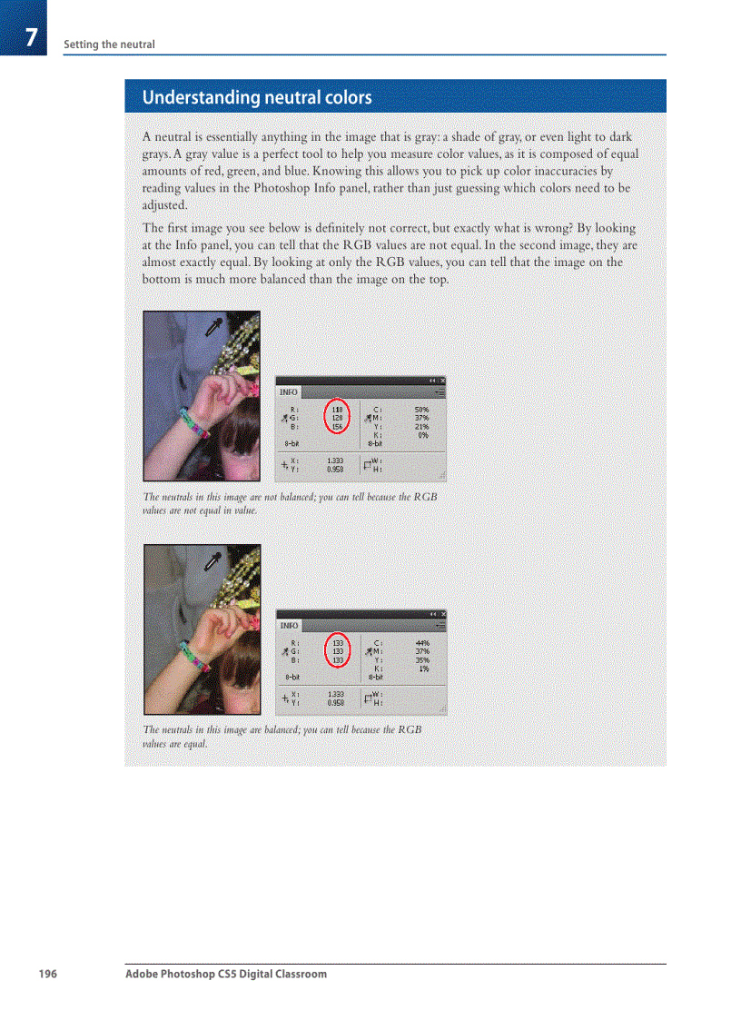 image for page Adjusting the midtones