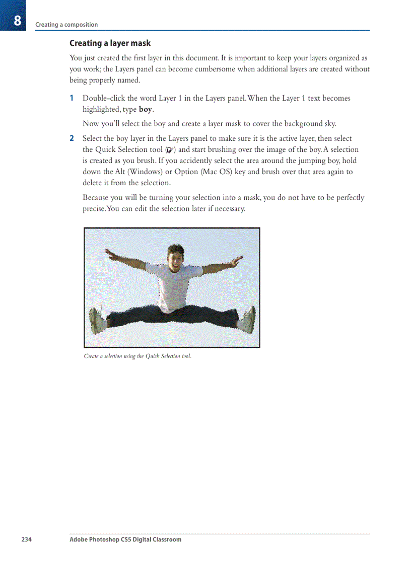 image for page Changing the visibility of a layer