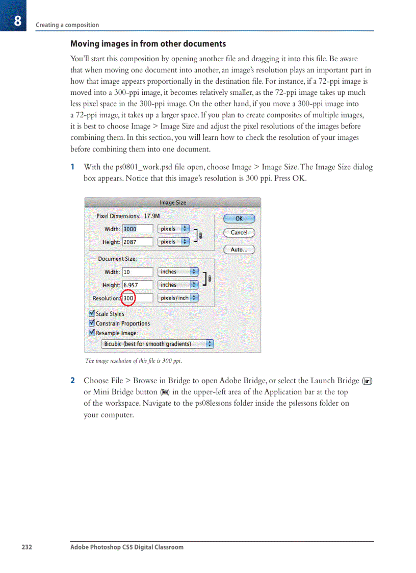 image for page Creating a composition