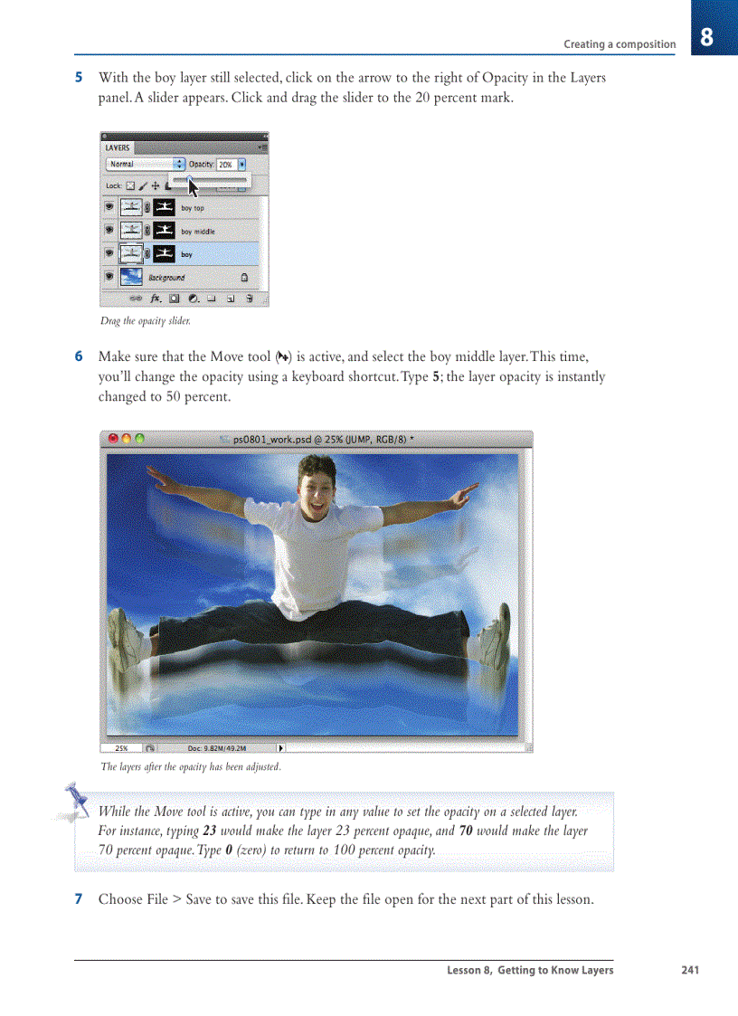 image for page Creating a composition