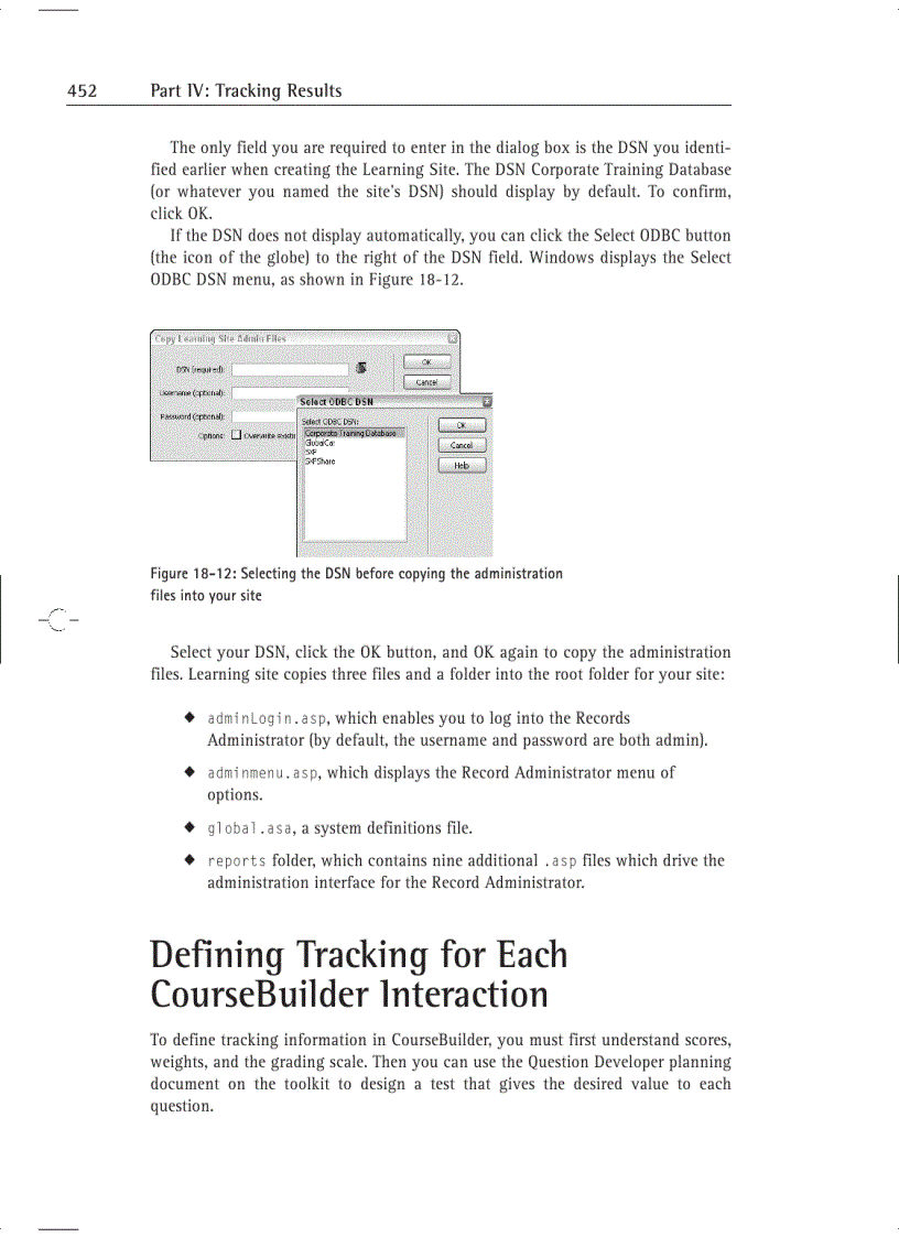 image for page Using the Learning Site Microsoft Access Database