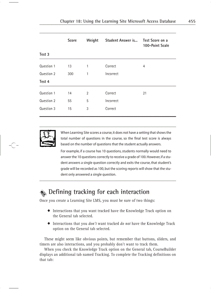 image for page Using the Learning Site Microsoft Access Database