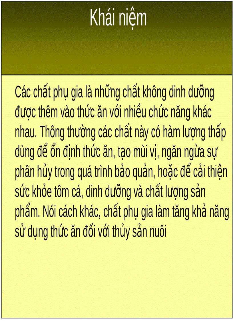 image for page Các chất phụ gia trong nuôi trồng thủy sản