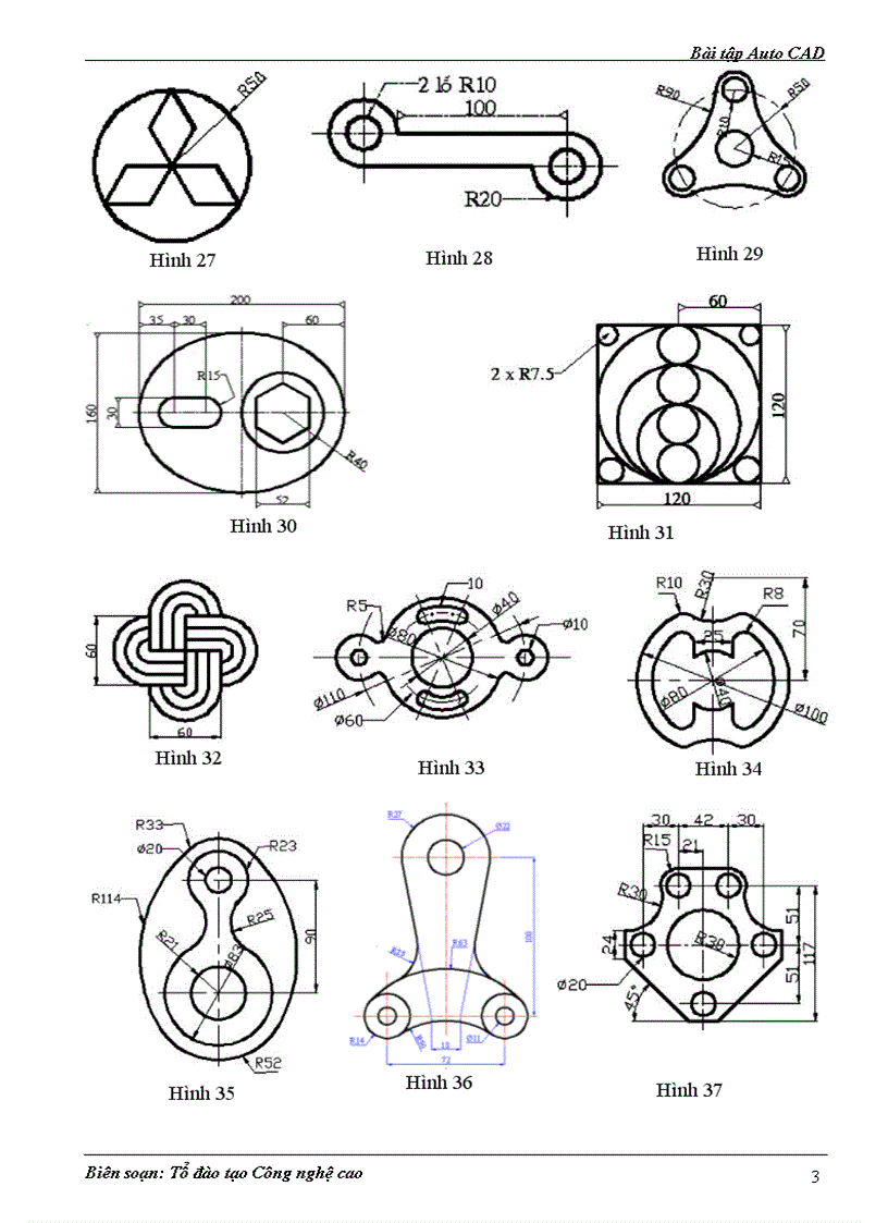 image for page Bài tập AutoCAD