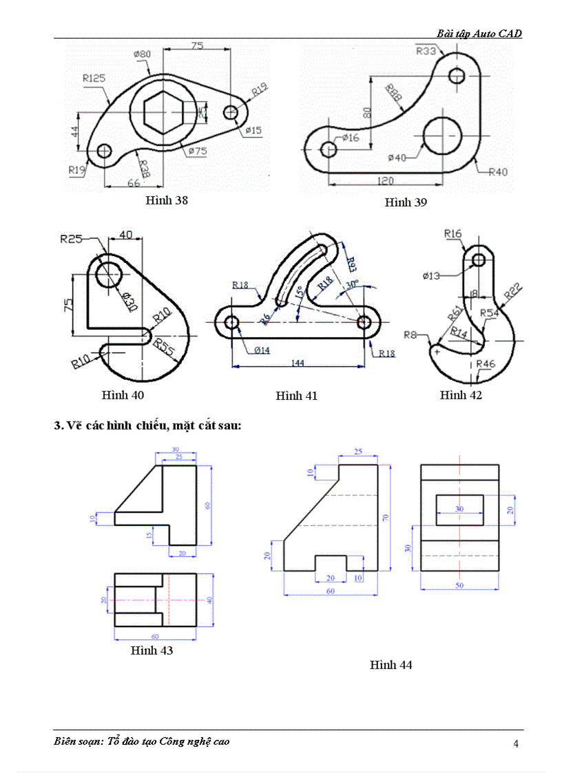 image for page Bài tập AutoCAD