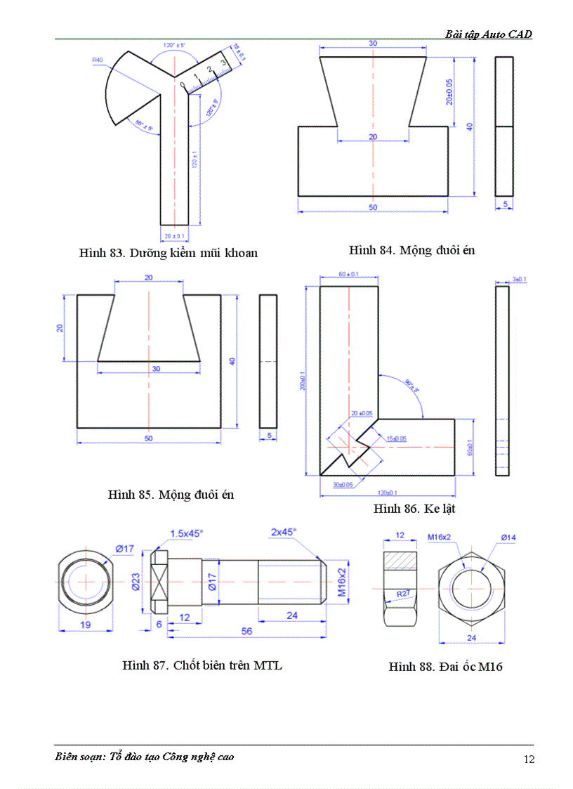 image for page Bài tập AutoCAD