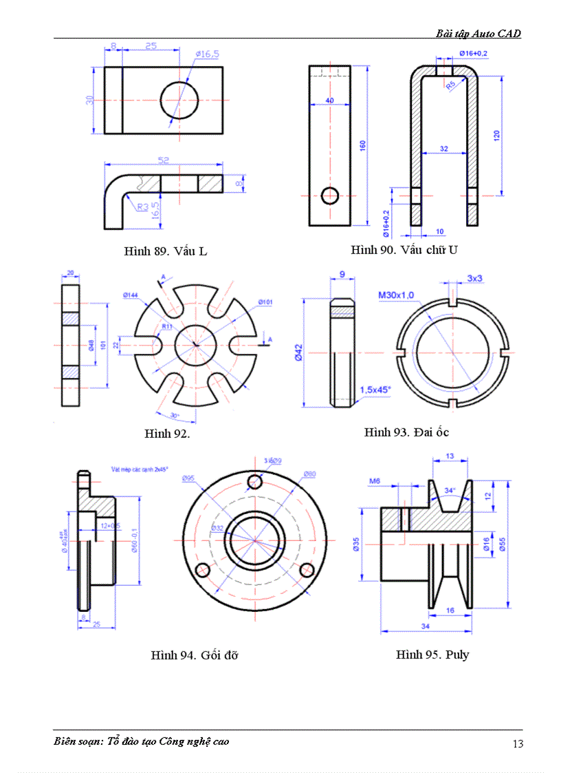 image for page Bài tập AutoCAD