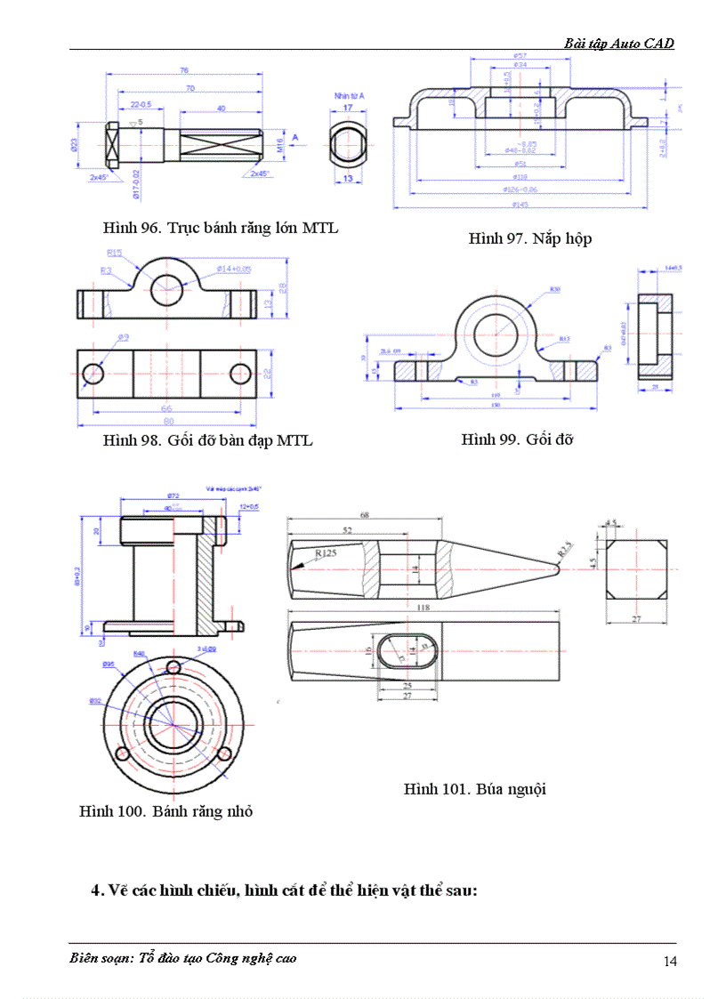 image for page Bài tập AutoCAD