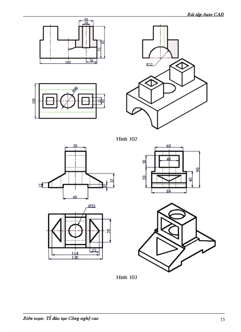 image for page Bài tập AutoCAD