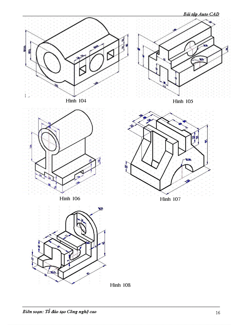 image for page Bài tập AutoCAD