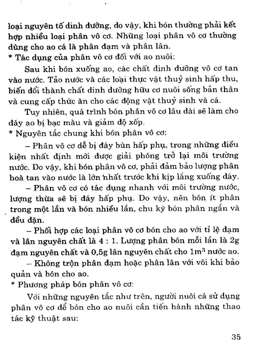 image for page Quản lý môi trường ao trong quá trình nuôi cá