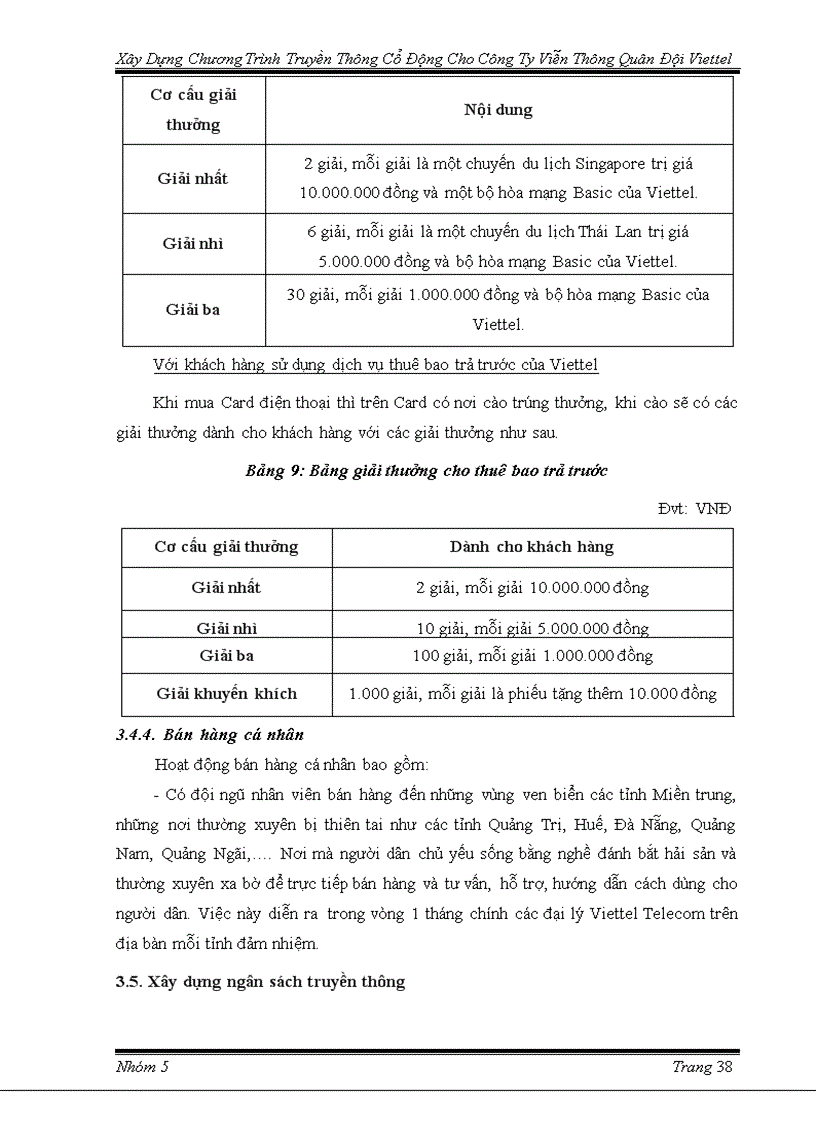 image for page Xây dựng chương trình truyền thông cổ động cho dịch vụ di động của công ty viễn thông quân đội Viettel Viettel Telecom